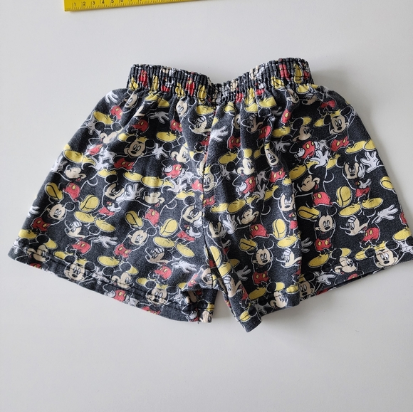Vintage Mickey Mouse Shorts Kids Size 4 Years 80s Disney Boy Girl 4T Vacation - Picture 8 of 9